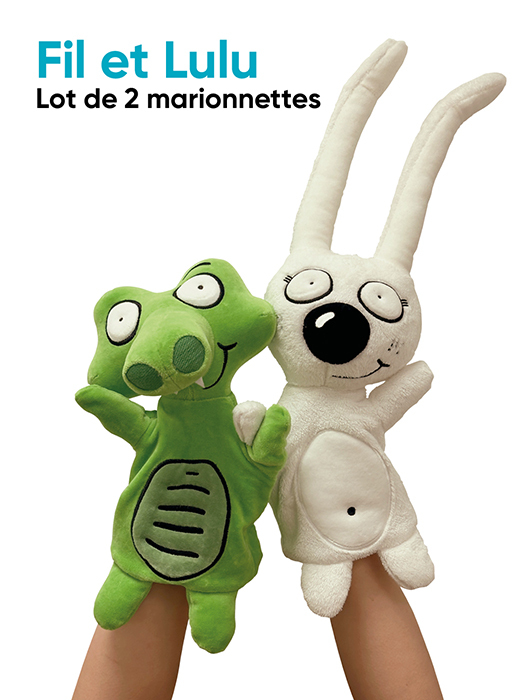 Marionnettes Fil et Lulu