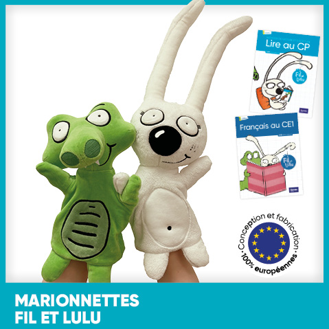 4 marionnettes fil et lulu
